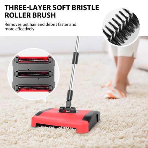 Manual carpet sweeper - sweeper, 180°