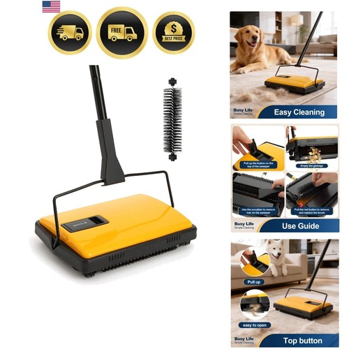 Manual carpet sweeper cleaner - manual,