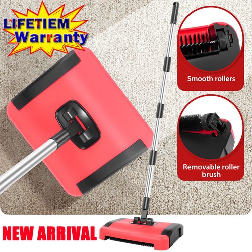 Manual carpet sweeper for hard - carpet,