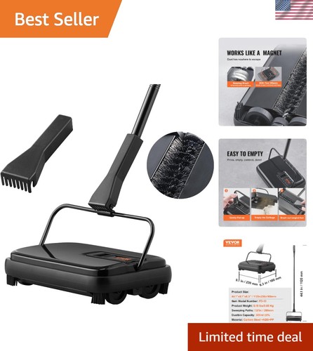 Manual carpet sweeper with - manual,