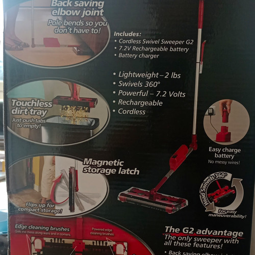 Cordless swivel sweeper - swivel, g2