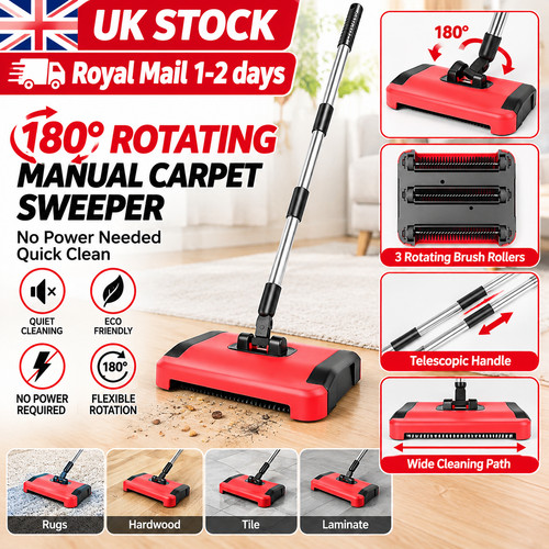 Manual carpet sweeper - carpet,