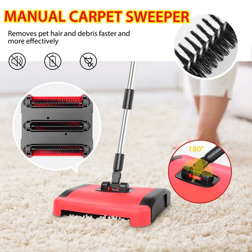 Manual carpet sweeper brush - carpet,