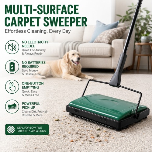 Yocada manual carpet sweeper - yocada,
