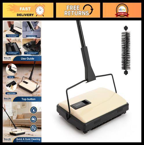 Manual carpet sweeper - manual, cleaner