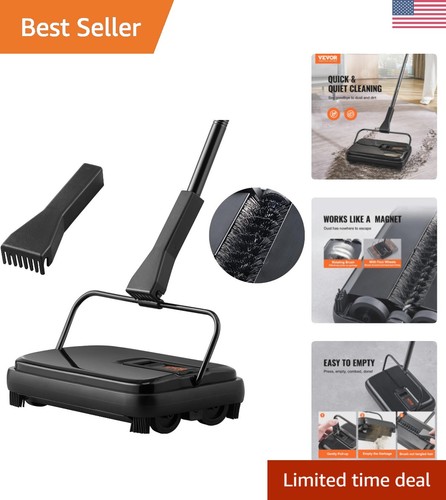 Quiet manual carpet sweeper - quiet,